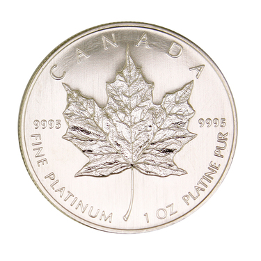 Platinmnze Maple Leaf 2025 - 19 % - 1 Unze Feinplatin