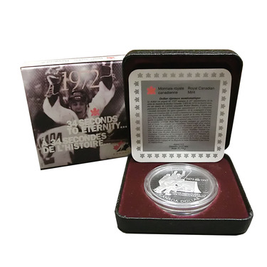 Canada Silberdollar 34 Seconds to Eternity 1972 PP mit Box und Zertifikat