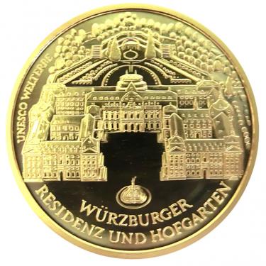 Wrzburg 2010 Goldmnze - 1/2 Unze -100 Euro