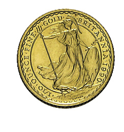 Englische Britannia Goldmnze diverse Jahrgnge - 999,9 Gold - 1/10 Unze