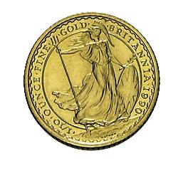 Englische Britannia Goldmnze diverse Jahrgnge - 916 Gold - 1/10 Unze