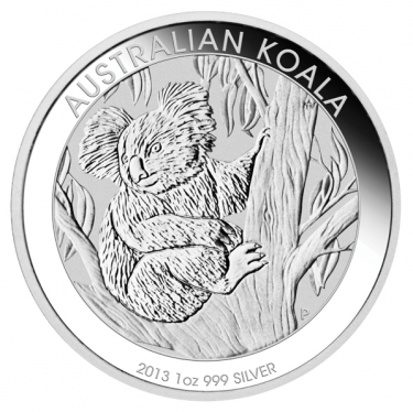 Silbermnze Koala 2013 - 1 Unze 999 Feinsilber