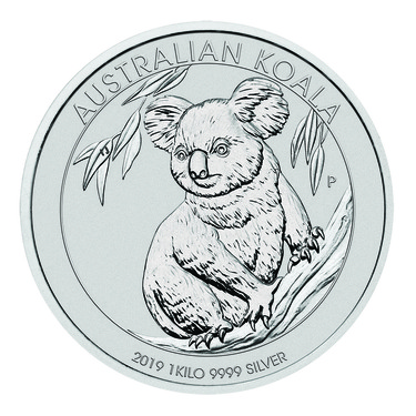 Silbermnze Koala 2019 - 1 Kilo