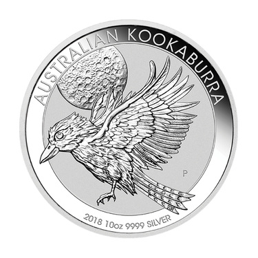 Silbermnze Kookaburra 2018 - 10 Unzen