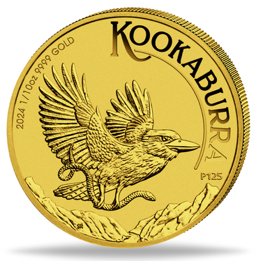 Kookaburra Goldmnze 2024 - 1/10 Unze - Feingold