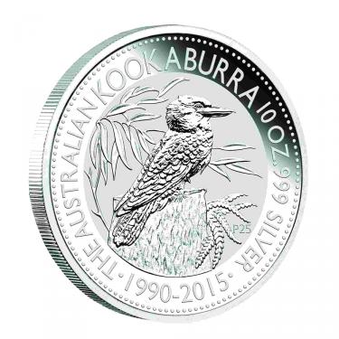 Silbermnze Kookaburra 2015 - 10 Unzen 999 Feinsilber