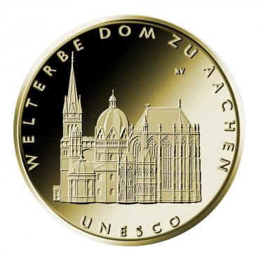 Aachener Dom 2012 Goldmnze - 1/2 Unze - 100 Euro