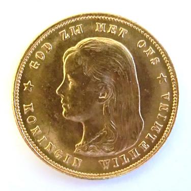 Niederlande Wilhelmina Goldmnze 10 Gulden 1897