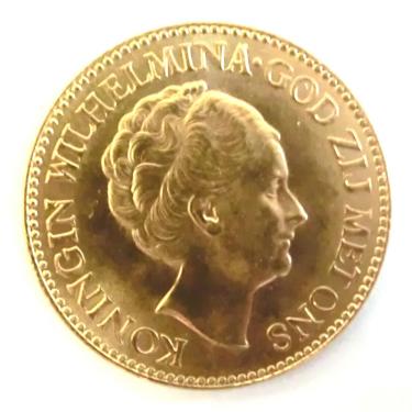 Niederlande Wilhelmina Goldmnze 10 Gulden