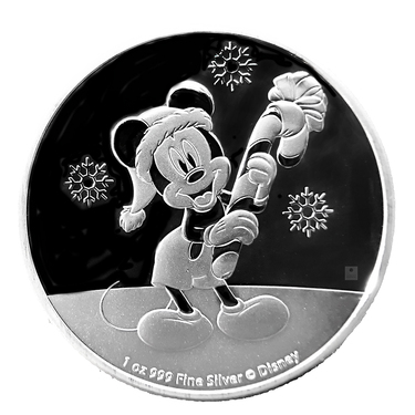 Silbermnze - Mickey Christmas 2020 - 1 Unze