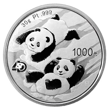 Platinmnze China Panda 2022 - 30 Gramm